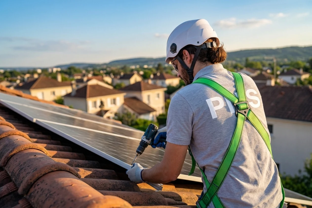 Installation de panneaux solaires en toiture à Versailles