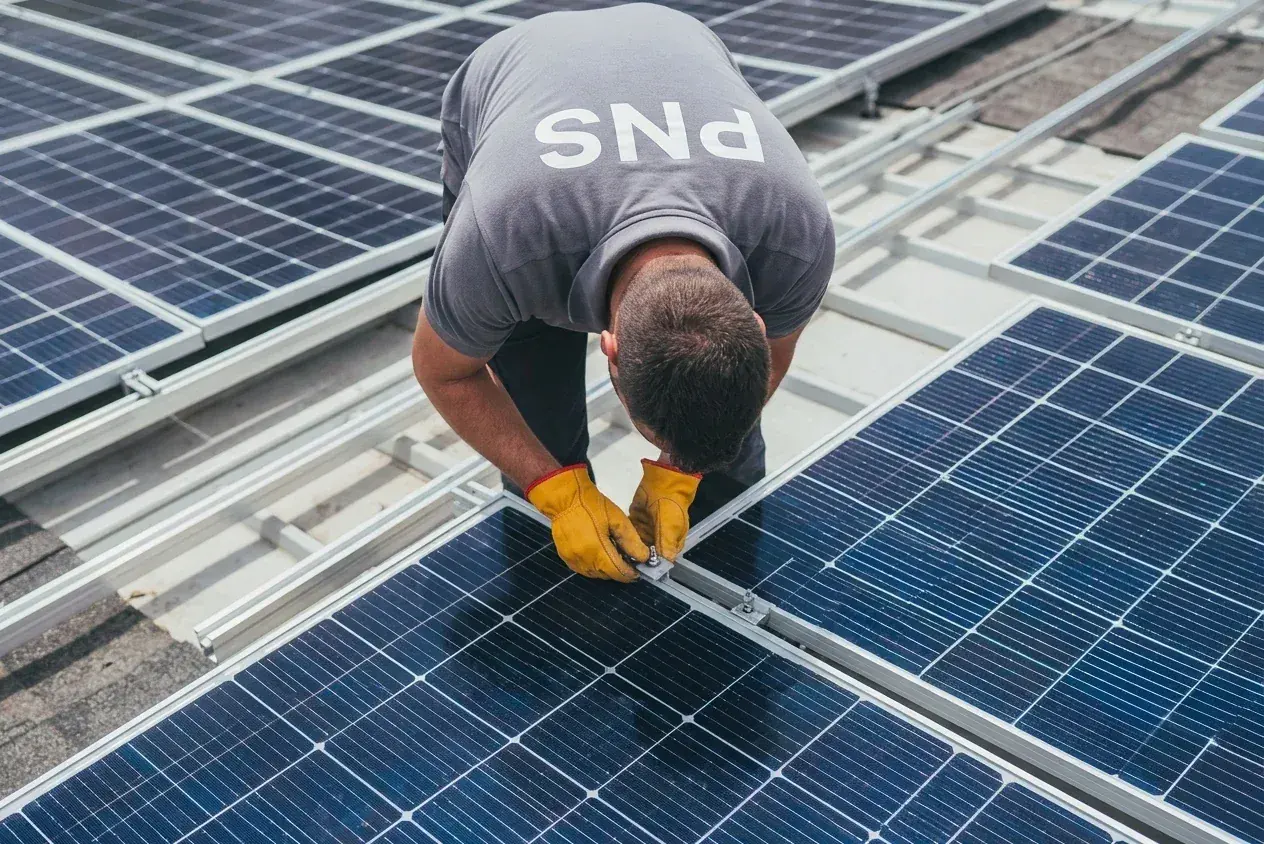 Panneaux solaires à Mantes-la-Jolie